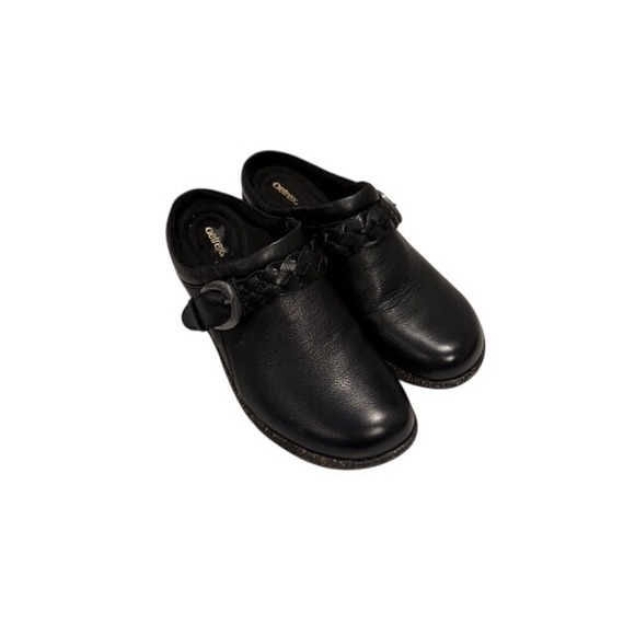 Aetrex Shoes - Aetrex Leather Libby Clogs Braided Buckle Comfort Casual Shoes Size 8